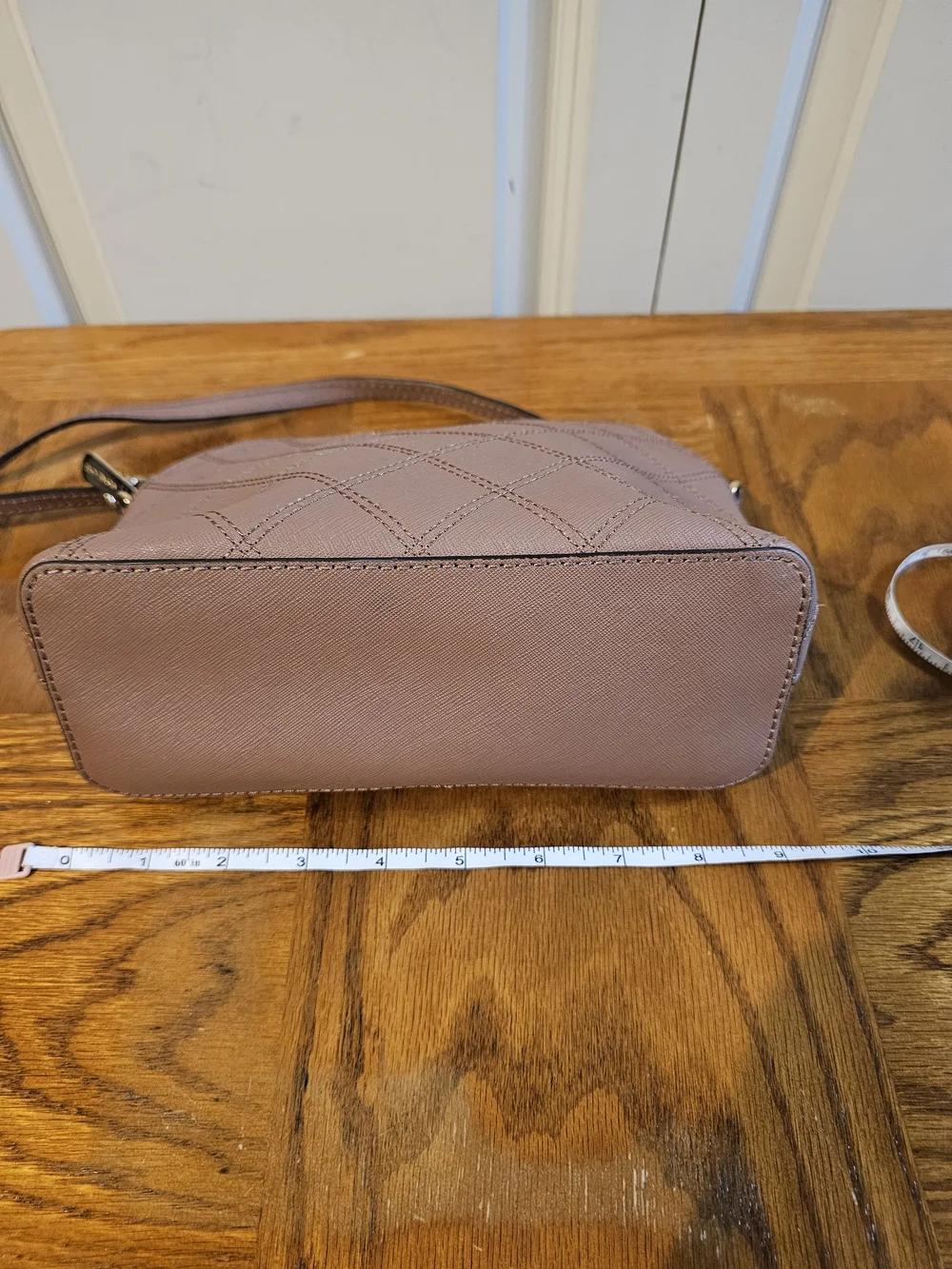 Michael Kors Quilted Crossbody Bag in Dusty Rose